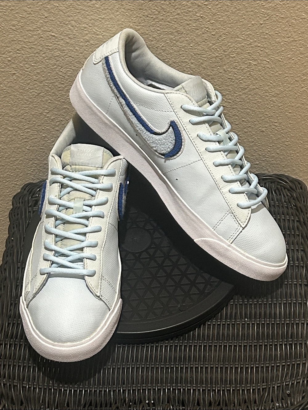 Nike Blazer Low 3D Chenille Swoosh Blue Tint AV6964-001